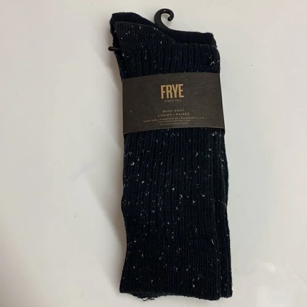 Frye Men's 2-Pack Tweed Ribbed Boot Socks‎